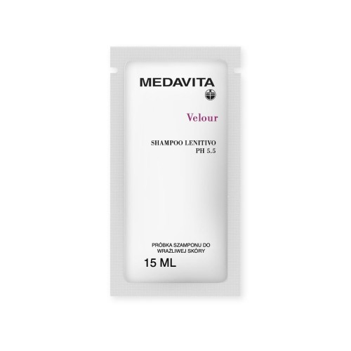 MEDAVITA Velour Shampoo Lenitivo 15ml - Szampon do wrażliwej skóry (próbka)