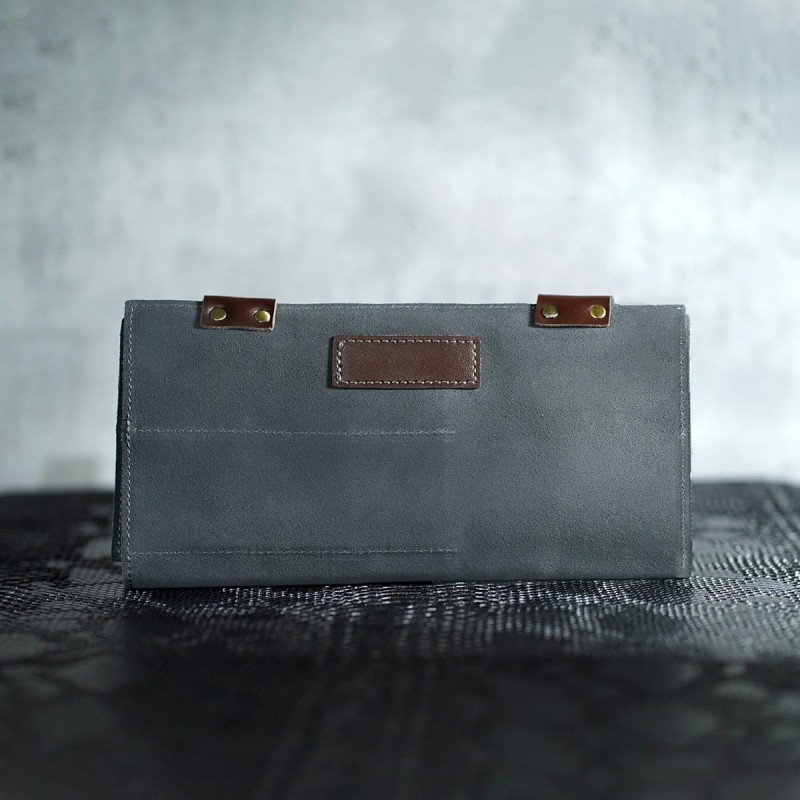 EXCELLENT EDGES Scissor Wrap Grey - Etui do nożyczek zawijane szare