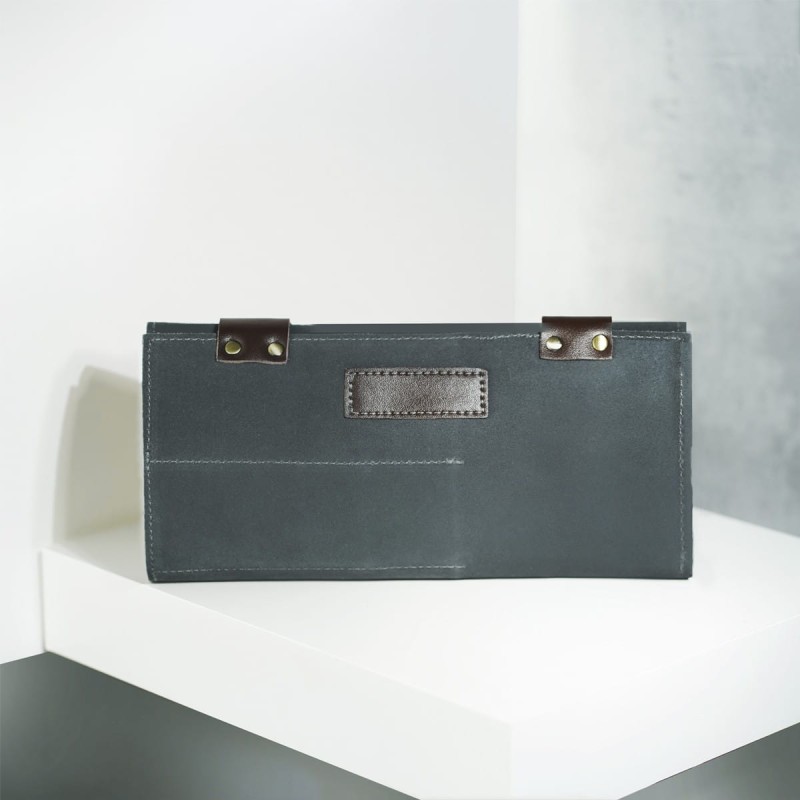 EXCELLENT EDGES Scissor Wrap Grey - Etui do nożyczek zawijane szare