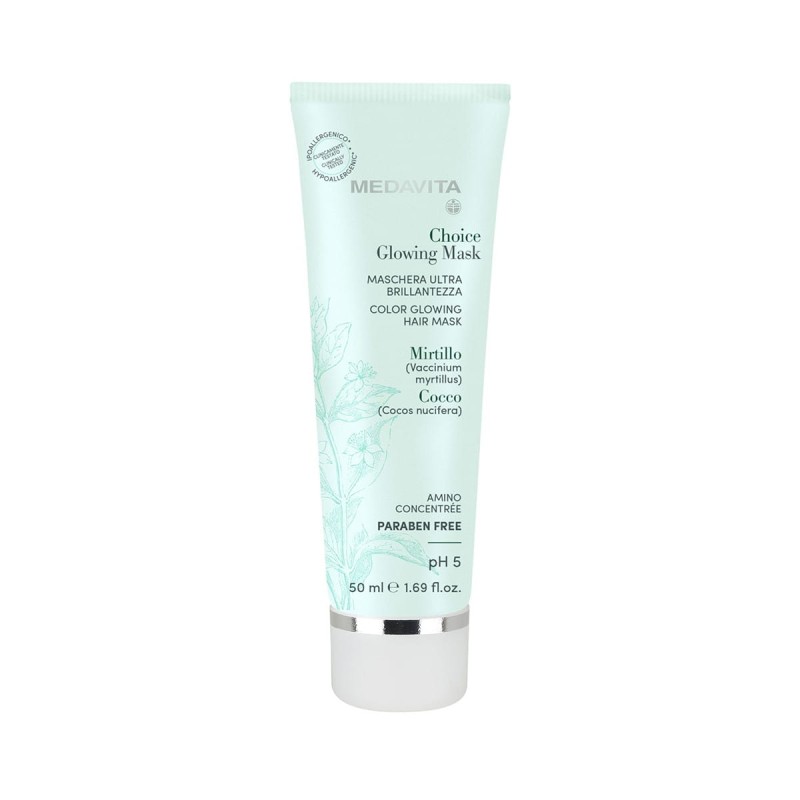 MEDAVITA Choice Color Glowing Mask 50ml - Maska do każdego rodzaju włosów rozświetlająca