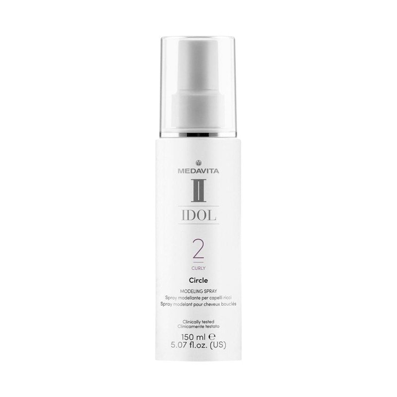 MEDAVITA IDOL Curly Circle Modeling Spray 150 ml - Spray modelujący do włosów kręconych o lekkim utrwaleniu