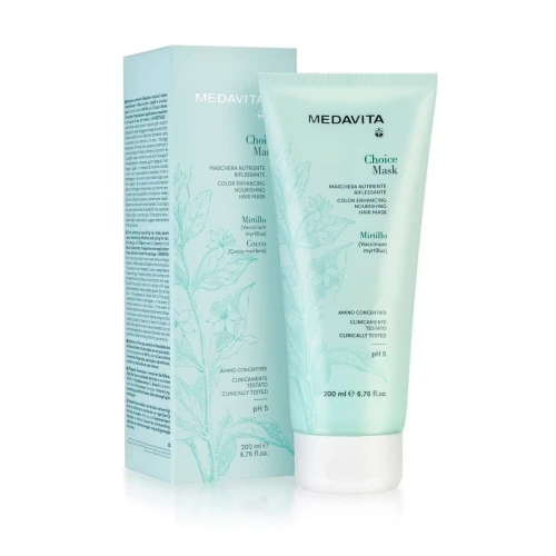 MEDAVITA Choice Mask 200 ml - maska koloryzująca i tonująca do włosów | 12 kolorów