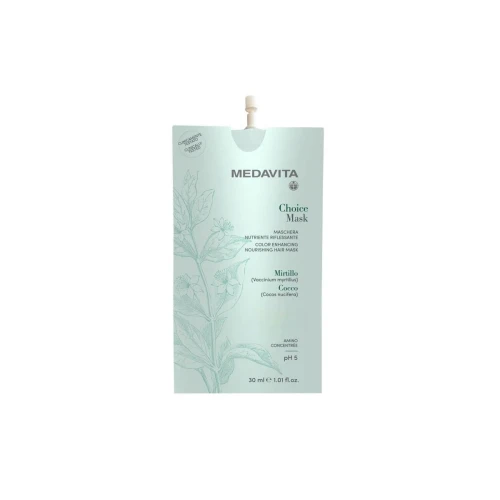 MEDAVITA Choice Mask 30 ml - maska koloryzująca i tonująca do włosów | 12 kolorów