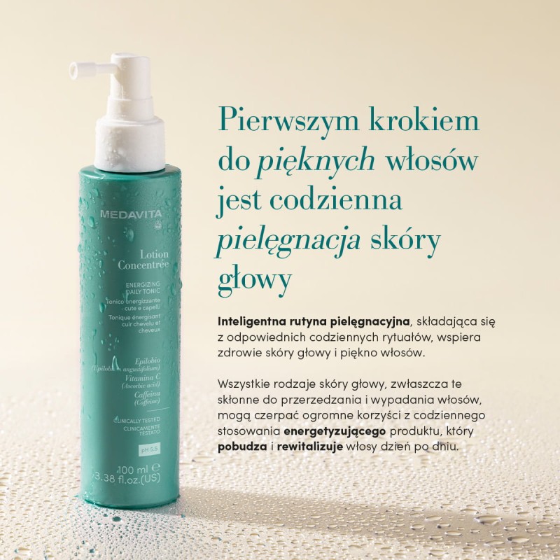 Codzienna pielęgnacja skóry głowy MEDAVITA