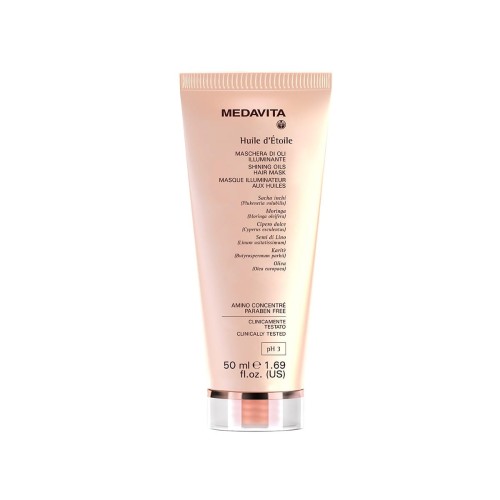 MEDAVITA Huile d’Étoile Shining Oils Hair Mask 50 ml - mini maska travel size nabłyszczająca