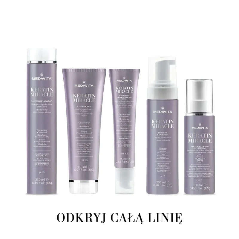 Odkryj całą linię  Medavita Keratin Miracle