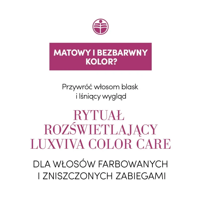 Medavita Luxviva Color Care Rytuał rozświetlający