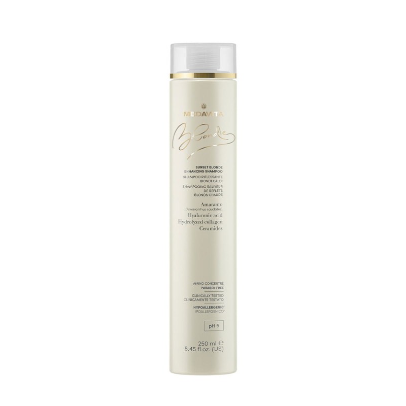 MEDAVITA Blondie Sunset Blonde Enhancing Shampoo 250ml - Szampon wzmacniający kolor do ciepłych blondów