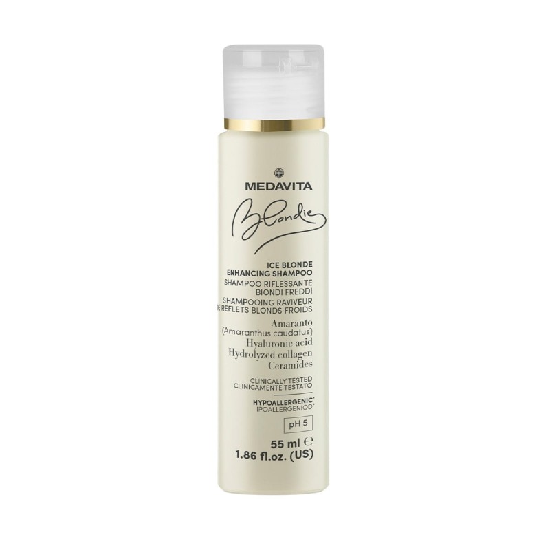 MEDAVITA Blondie Ice Blonde Enhancing Shampoo 55ml - Szampon wzmacniający kolor do chłodnych blondów