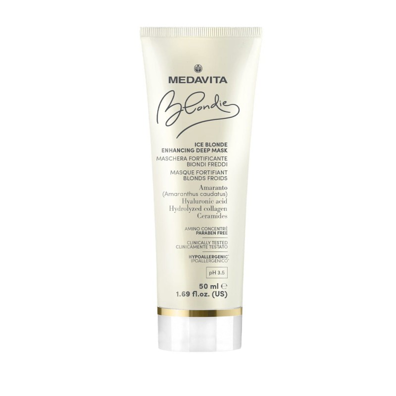 MEDAVITA Blondie Ice Blonde Enhancing Deep Mask 50ml - Maska wzmacniająca kolor do chłodnych blondów