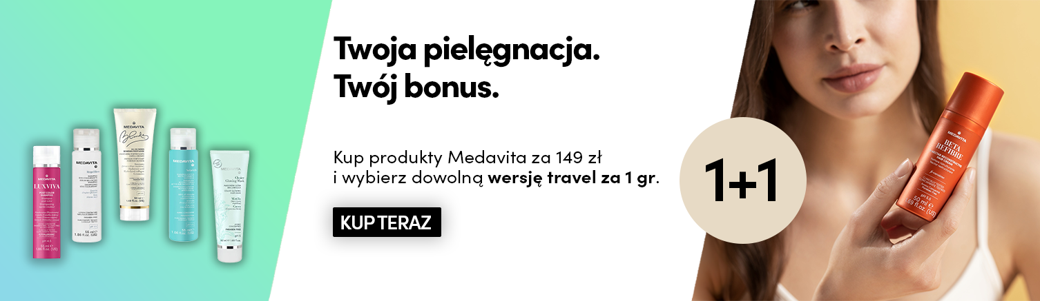 Produkt Medavita w wersji travel za 1 zł Bea Beleza